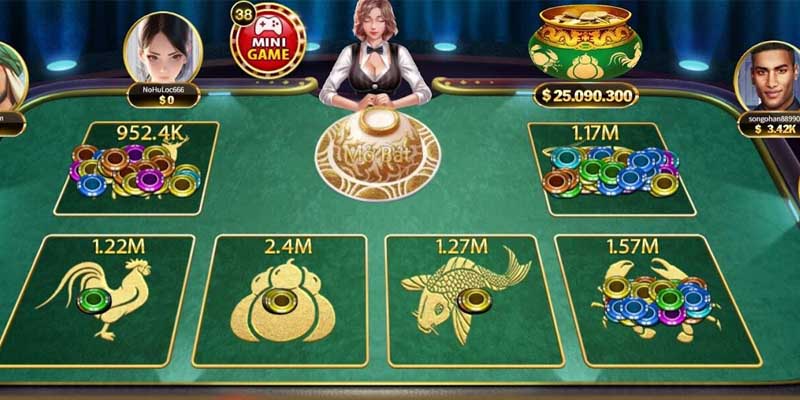 Đặt cược trực tiếp vào một con vật trên bàn cờ