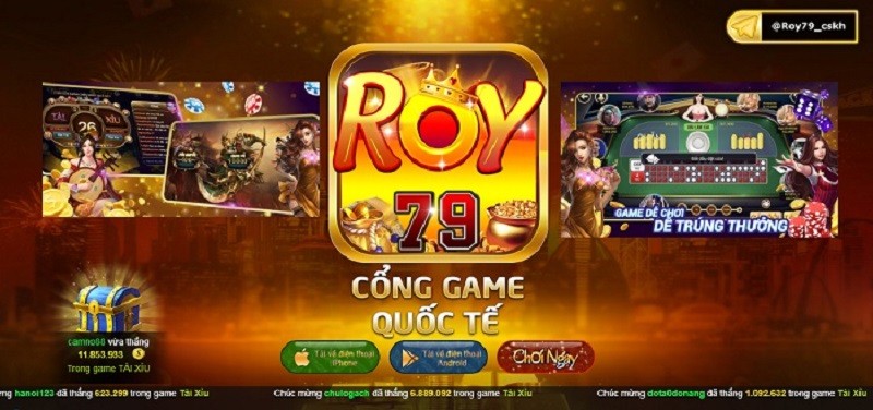 Cổng game bài quốc tế Roy79 Club
